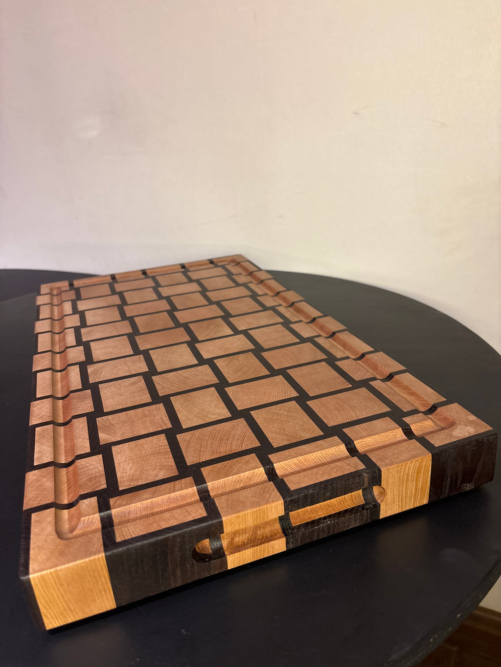 Tabla end grain modelo trenzado