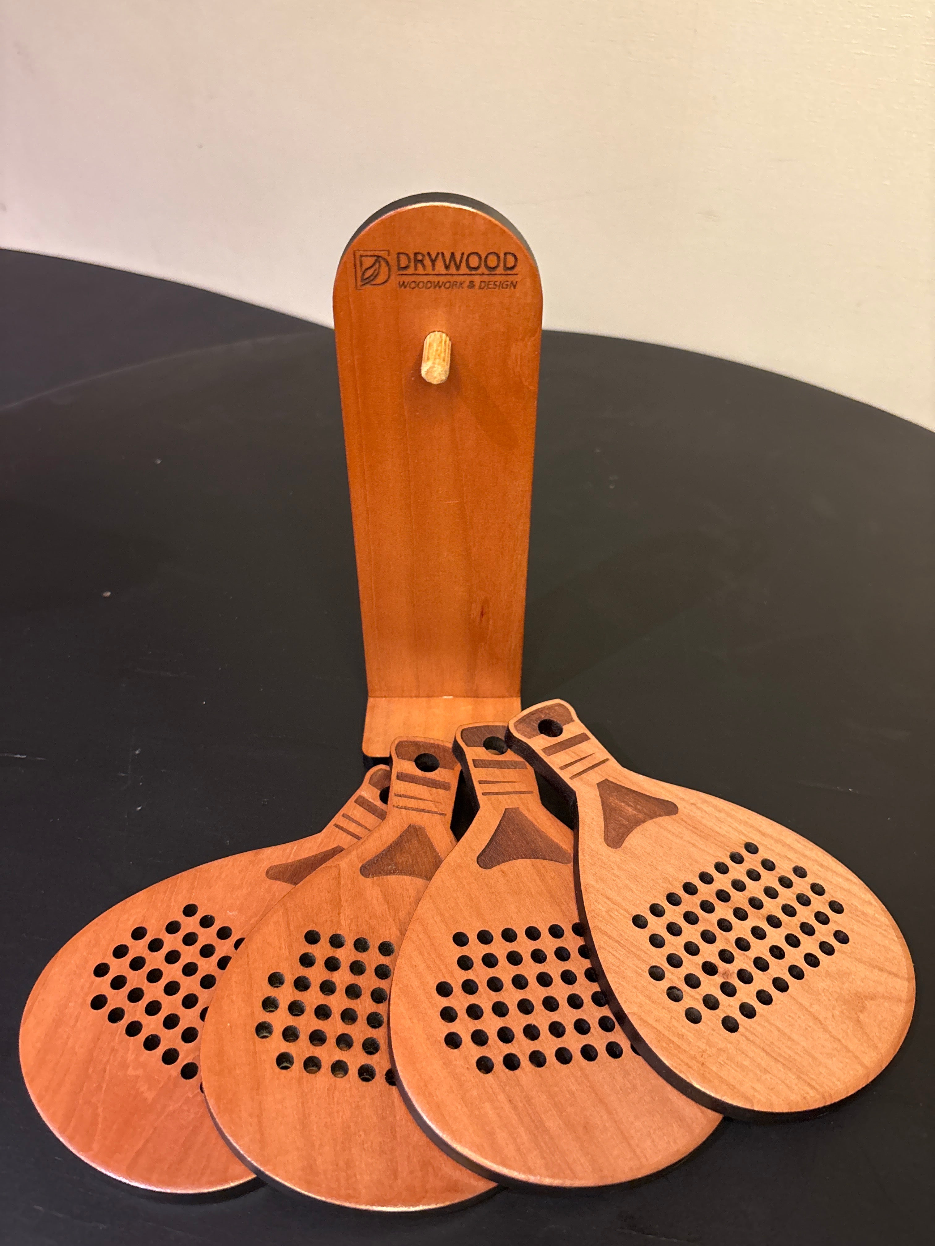 Set posavasos pala de pádel